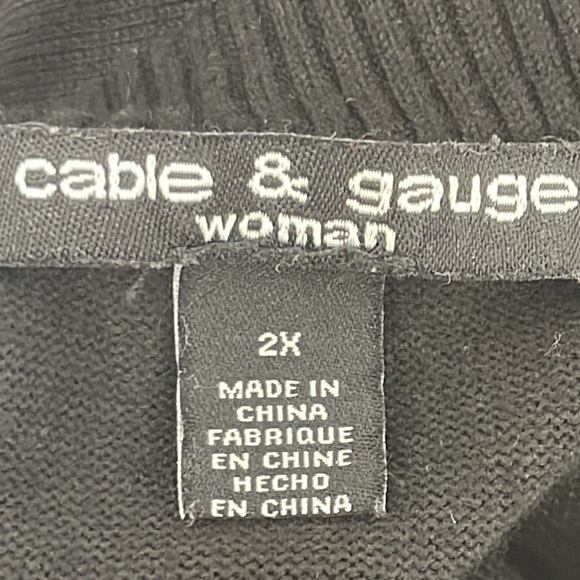 In good used condition Woman’s Cable & Gauge sweater. Size is 2X. - Picture 16 of 16